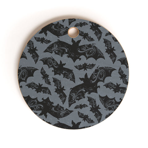 Heather Dutton Night Flight Cutting Board Round
