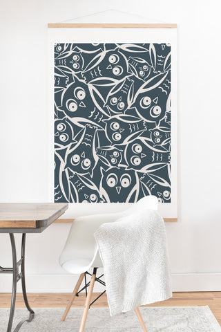 Heather Dutton Night Owl Art Print And Hanger