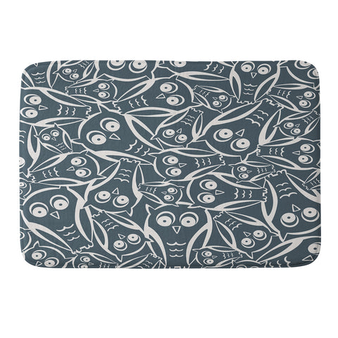 Heather Dutton Night Owl Memory Foam Bath Mat