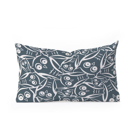 Heather Dutton Night Owl Oblong Throw Pillow