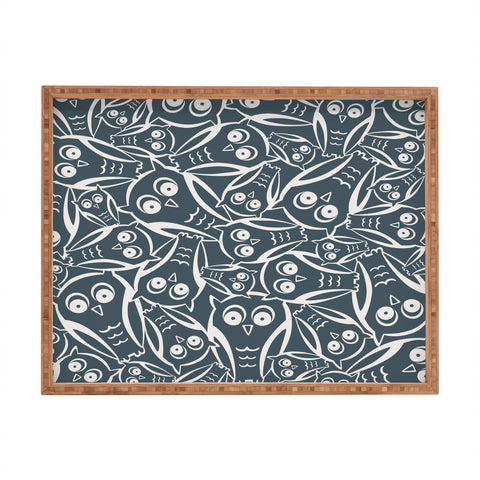 Heather Dutton Night Owl Rectangular Tray