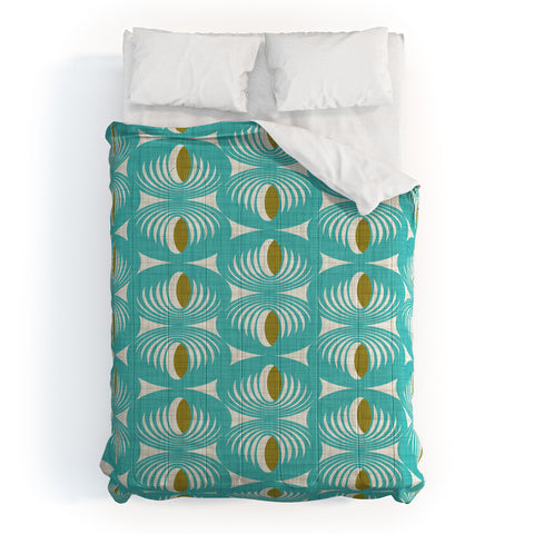 Heather Dutton Oculus Aqua Comforter