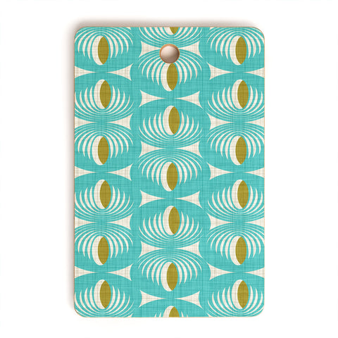 Heather Dutton Oculus Aqua Cutting Board Rectangle