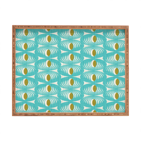 Heather Dutton Oculus Aqua Rectangular Tray