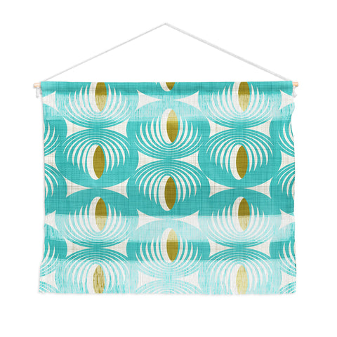 Heather Dutton Oculus Aqua Wall Hanging Landscape