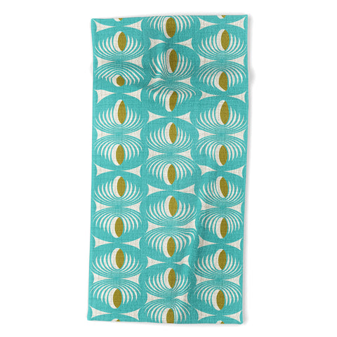 Heather Dutton Oculus Aqua Beach Towel