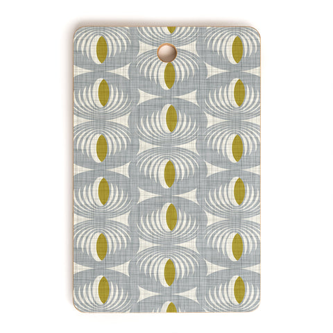 Heather Dutton Oculus Grey Cutting Board Rectangle