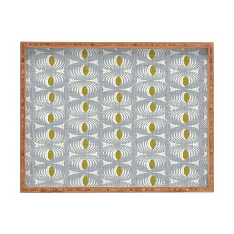 Heather Dutton Oculus Grey Rectangular Tray