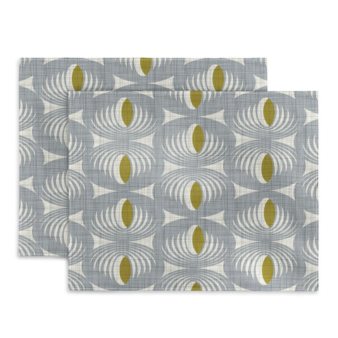 Heather Dutton Oculus Grey Placemat