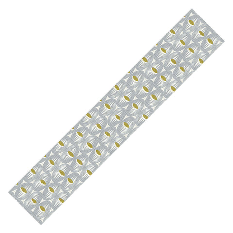 Heather Dutton Oculus Grey Table Runner