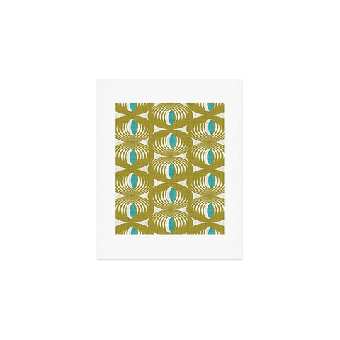 Heather Dutton Oculus Olive Green Art Print
