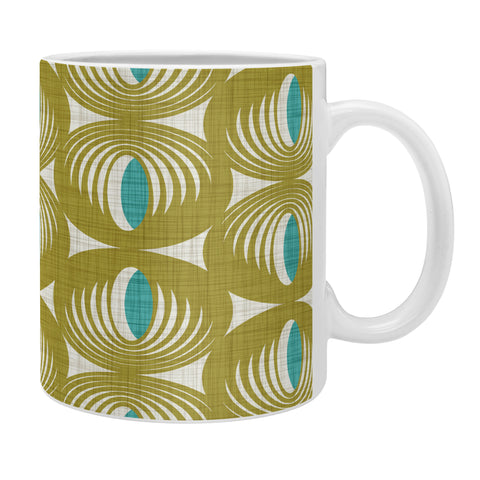 Heather Dutton Oculus Olive Green Coffee Mug