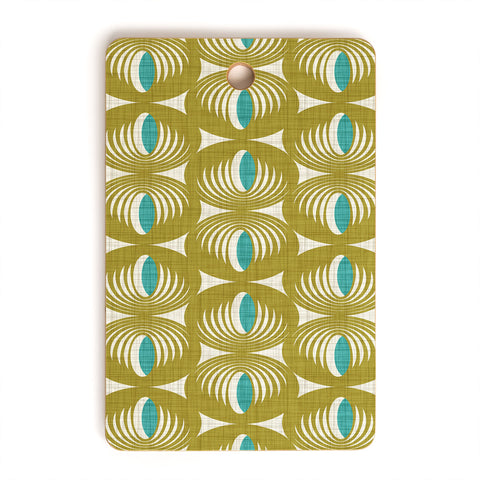 Heather Dutton Oculus Olive Green Cutting Board Rectangle