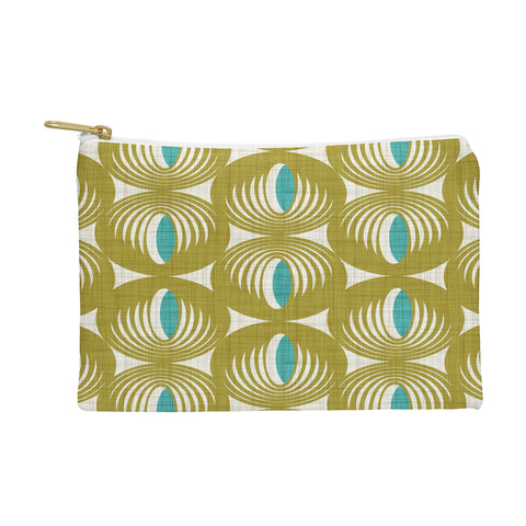 Heather Dutton Oculus Olive Green Pouch