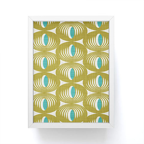 Heather Dutton Oculus Olive Green Framed Mini Art Print