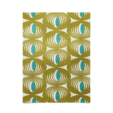 Heather Dutton Oculus Olive Green Poster