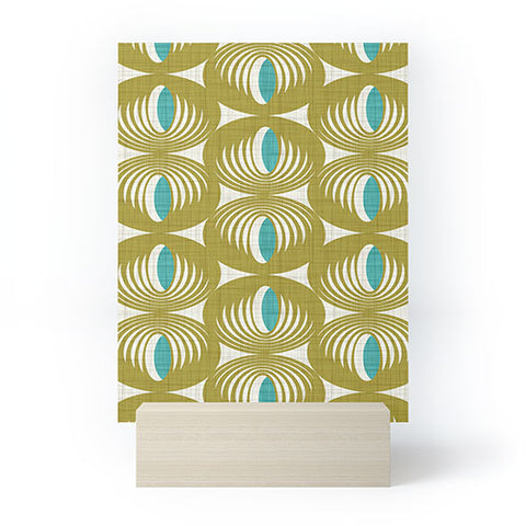 Heather Dutton Oculus Olive Green Mini Art Print