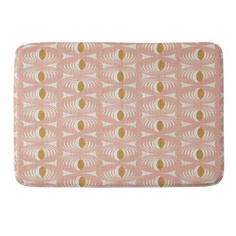 Heather Dutton Oculus Pink Memory Foam Bath Mat