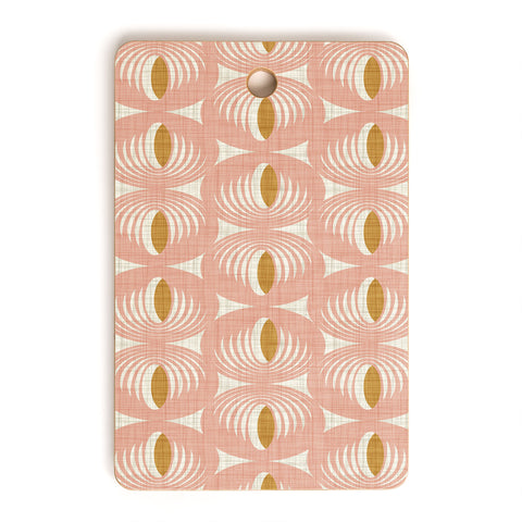 Heather Dutton Oculus Pink Cutting Board Rectangle
