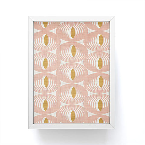 Heather Dutton Oculus Pink Framed Mini Art Print