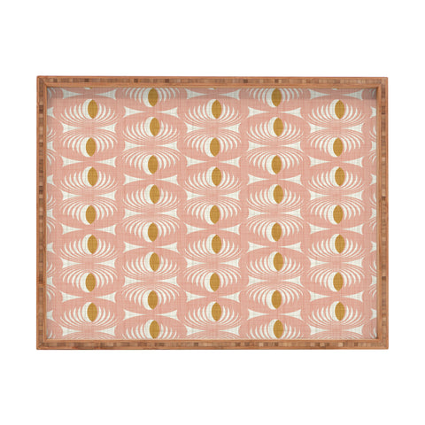 Heather Dutton Oculus Pink Rectangular Tray