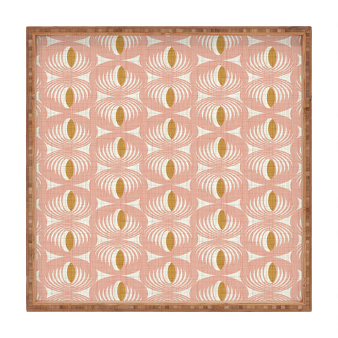 Heather Dutton Oculus Pink Square Tray