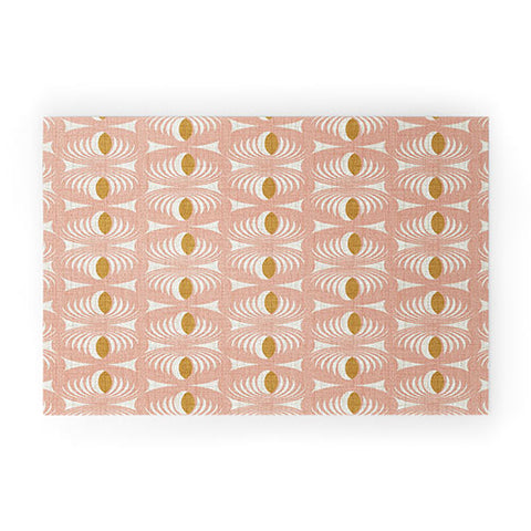 Heather Dutton Oculus Pink Welcome Mat