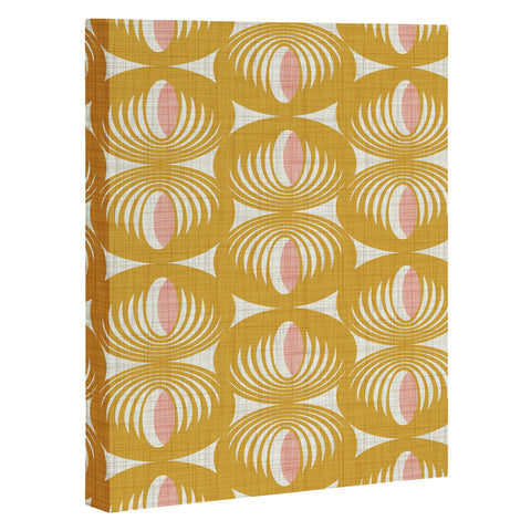 Heather Dutton Oculus Yellow Art Canvas