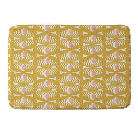 Heather Dutton Oculus Yellow Memory Foam Bath Mat