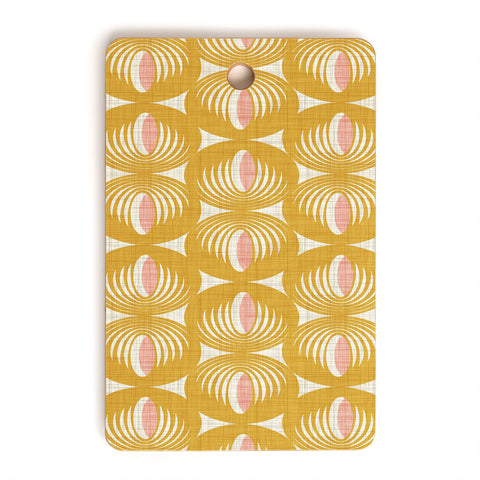 Heather Dutton Oculus Yellow Cutting Board Rectangle