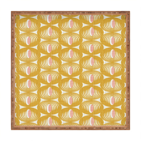 Heather Dutton Oculus Yellow Square Tray