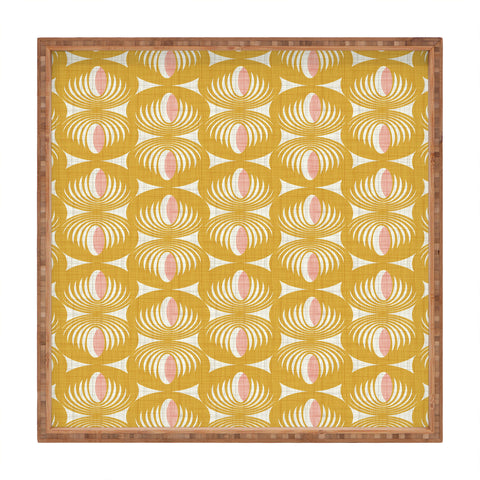 Heather Dutton Oculus Yellow Square Tray