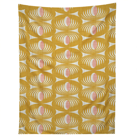 Heather Dutton Oculus Yellow Tapestry