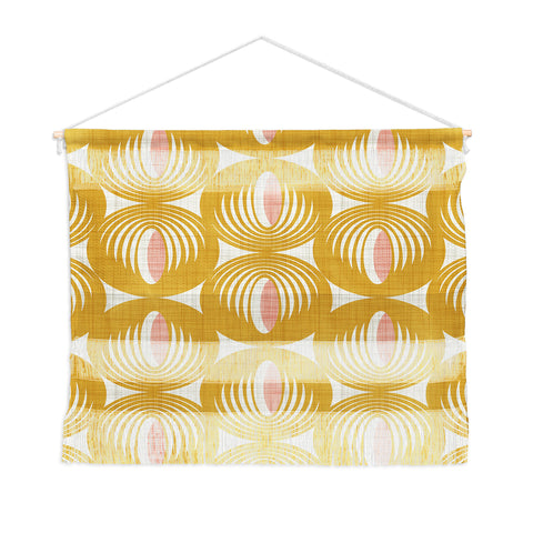 Heather Dutton Oculus Yellow Wall Hanging Landscape