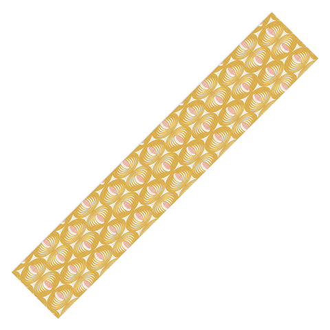 Heather Dutton Oculus Yellow Table Runner