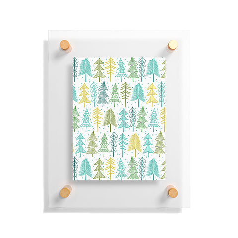 Heather Dutton Oh Christmas Tree Frost Floating Acrylic Print