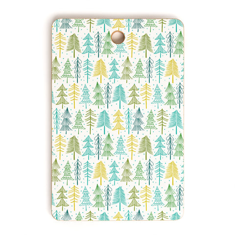 Heather Dutton Oh Christmas Tree Frost Cutting Board Rectangle