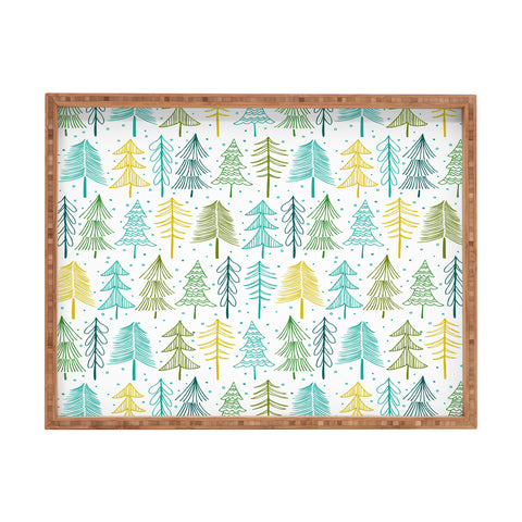 Heather Dutton Oh Christmas Tree Frost Rectangular Tray