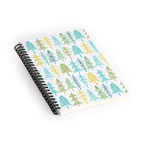 Heather Dutton Oh Christmas Tree Frost Spiral Notebook