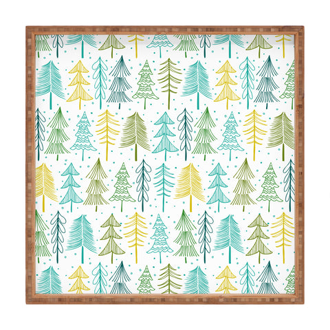 Heather Dutton Oh Christmas Tree Frost Square Tray