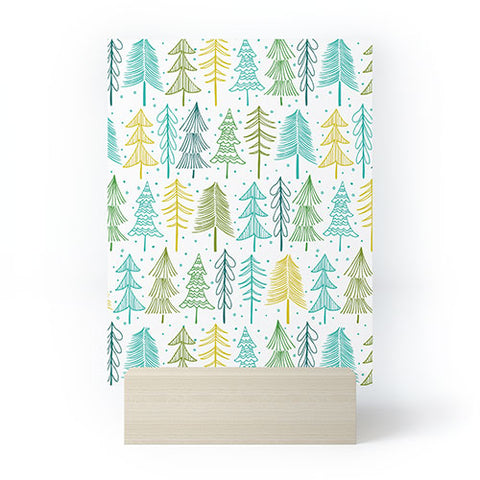 Heather Dutton Oh Christmas Tree Frost Mini Art Print