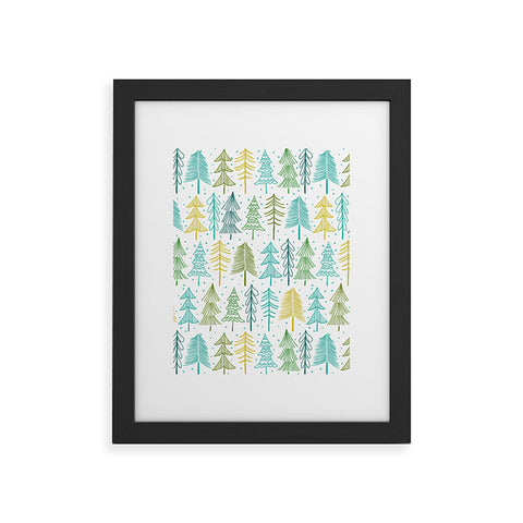 Heather Dutton Oh Christmas Tree Frost Framed Art Print
