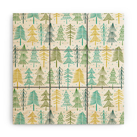 Heather Dutton Oh Christmas Tree Frost Wood Wall Mural