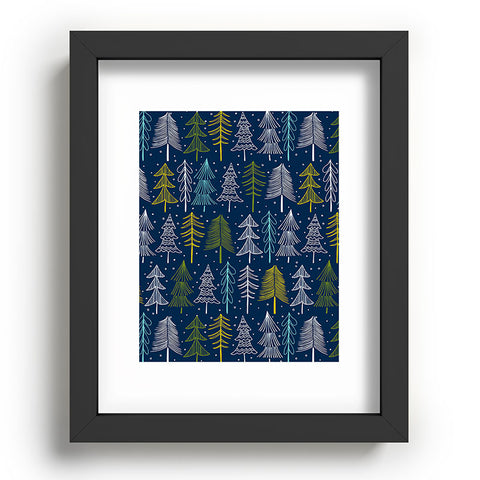 Heather Dutton Oh Christmas Tree Midnight Recessed Framing Rectangle