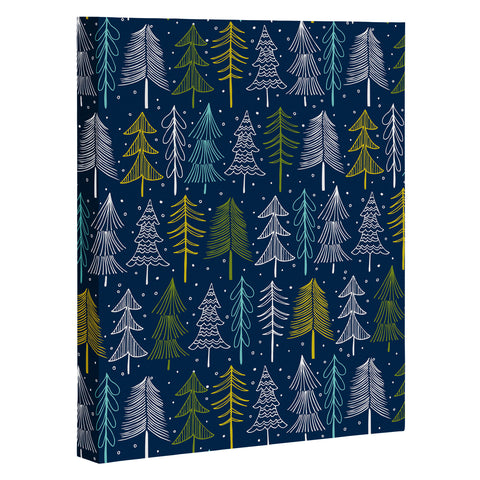 Heather Dutton Oh Christmas Tree Midnight Art Canvas
