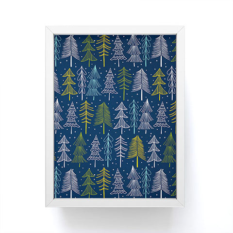 Heather Dutton Oh Christmas Tree Midnight Framed Mini Art Print