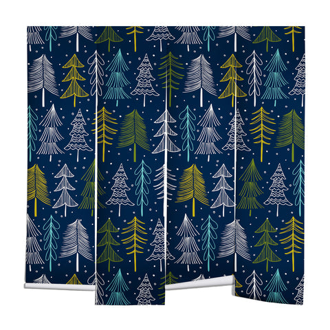 Heather Dutton Oh Christmas Tree Midnight Wall Mural