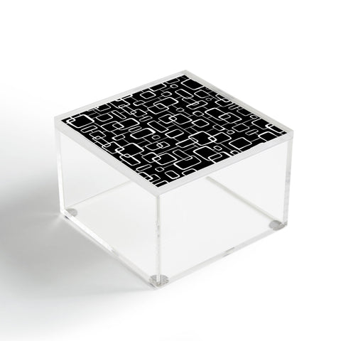 Heather Dutton On The Quad Black Acrylic Box
