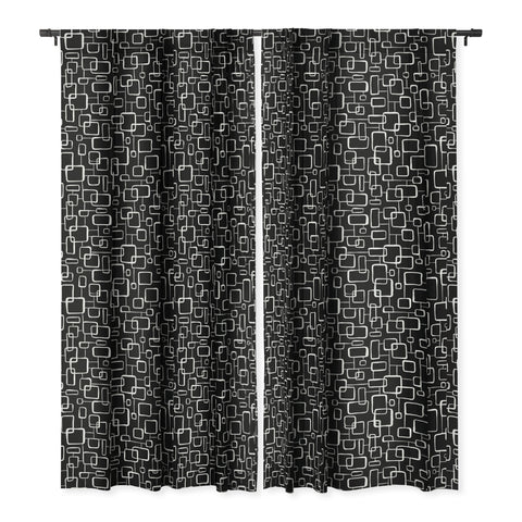 Heather Dutton On The Quad Black Blackout Window Curtain