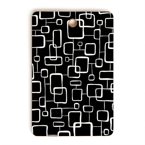 Heather Dutton On The Quad Black Cutting Board Rectangle